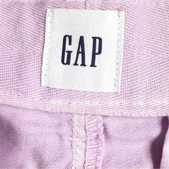 NWT Gap High Rise Utility Short 5” Khaki Shorts 6 Lavender Shortbread Pastel - Picture 10 of 10